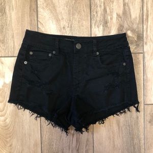 American Eagle high rise festival-distressed size8